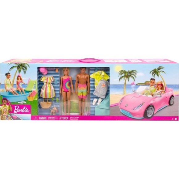 Barbie Toys Nib Barbie Blitz Dolls Convertible And Pool Playset